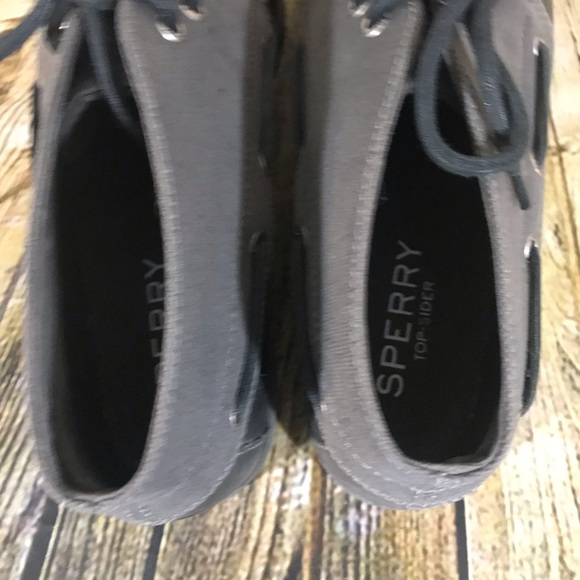 SPERRY Top-Sider Men’s 11.5 Gray/Black Chukka Boot Shoes - Picture 7 of 8